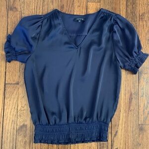 1. State Midnight Blue V-Neck Blouse size XS